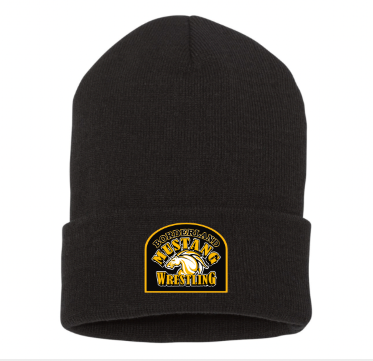 Borderland Mustang Wrestling - Cuffed Beanie Hat Hasbargen Customs