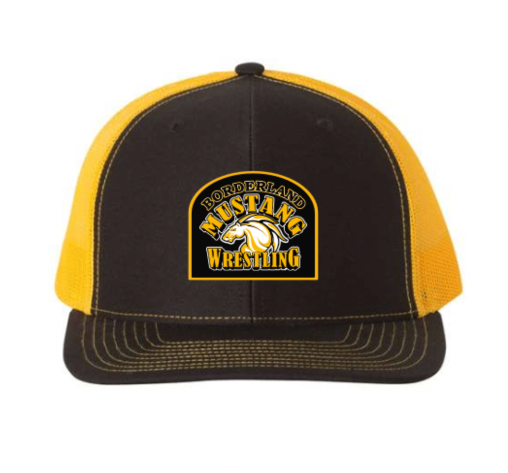 Borderland Mustang Wrestling - Snapback Trucker Cap Hasbargen Customs